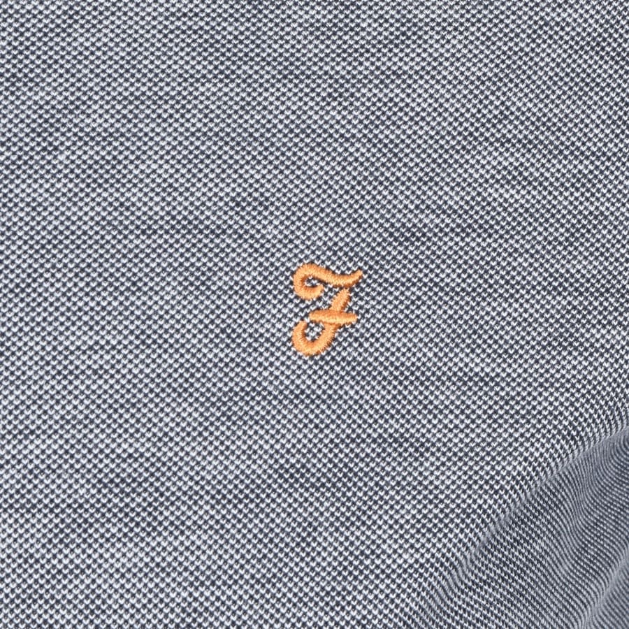 Alternative Image for ProductFarah Vintage Basel Polo T Shirt Navy3